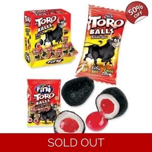 El Toro Balls | Fini Sour Bubblegum Sweets